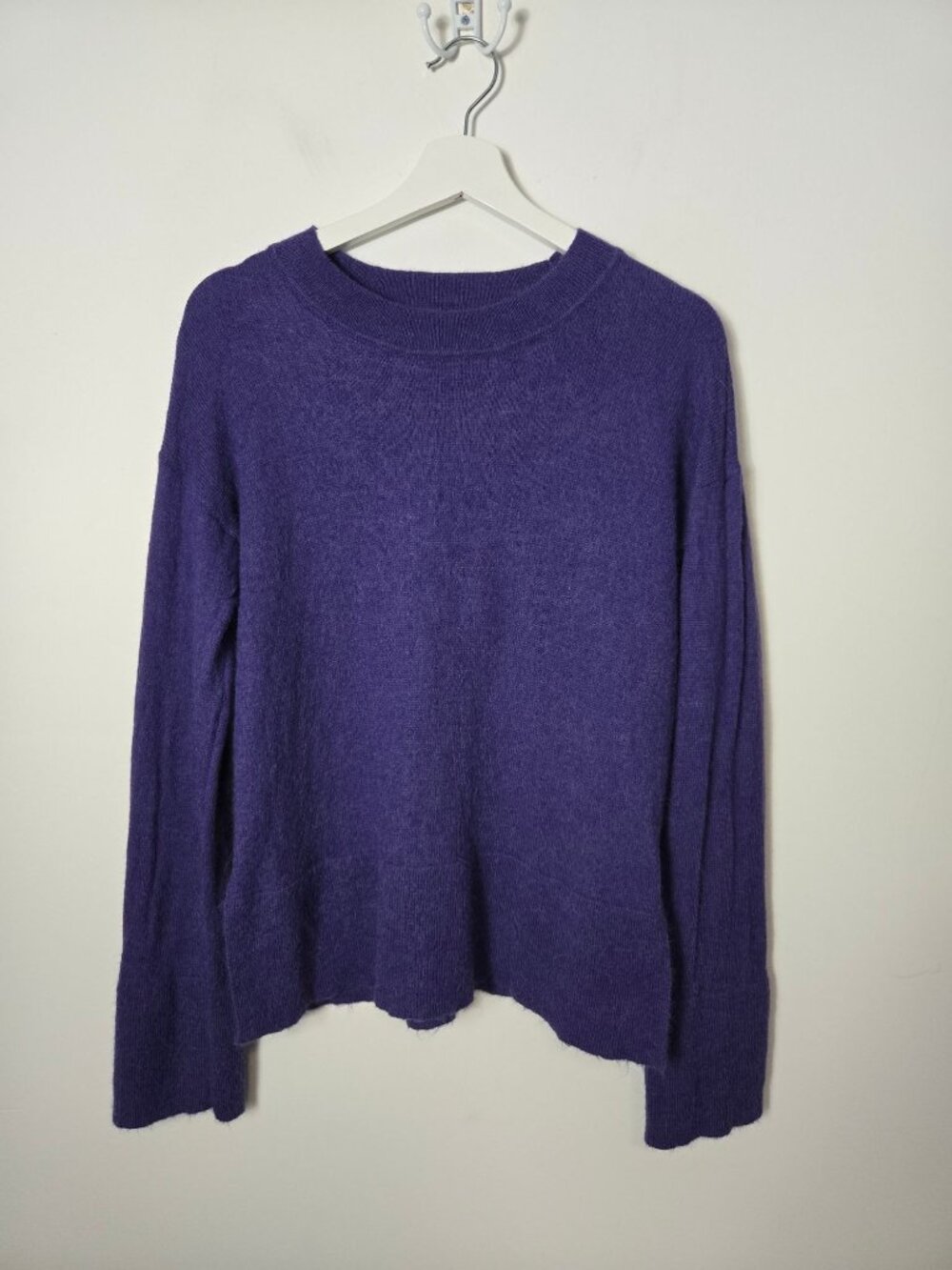 Banana Republic Women's Size S Alpaca-Blend Knit Relaxed Crew-Neck Sweater
